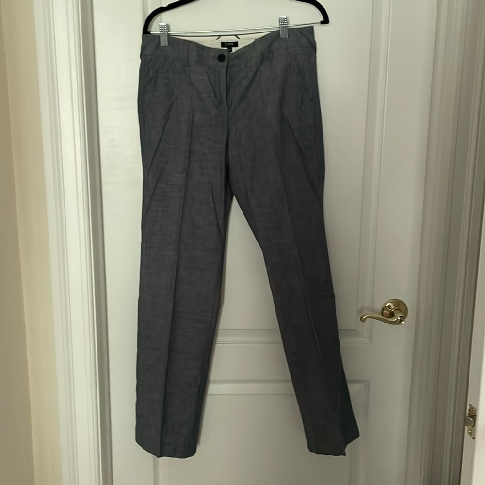 J. Crew Chambray City Fit "Belmarin" Pant-6